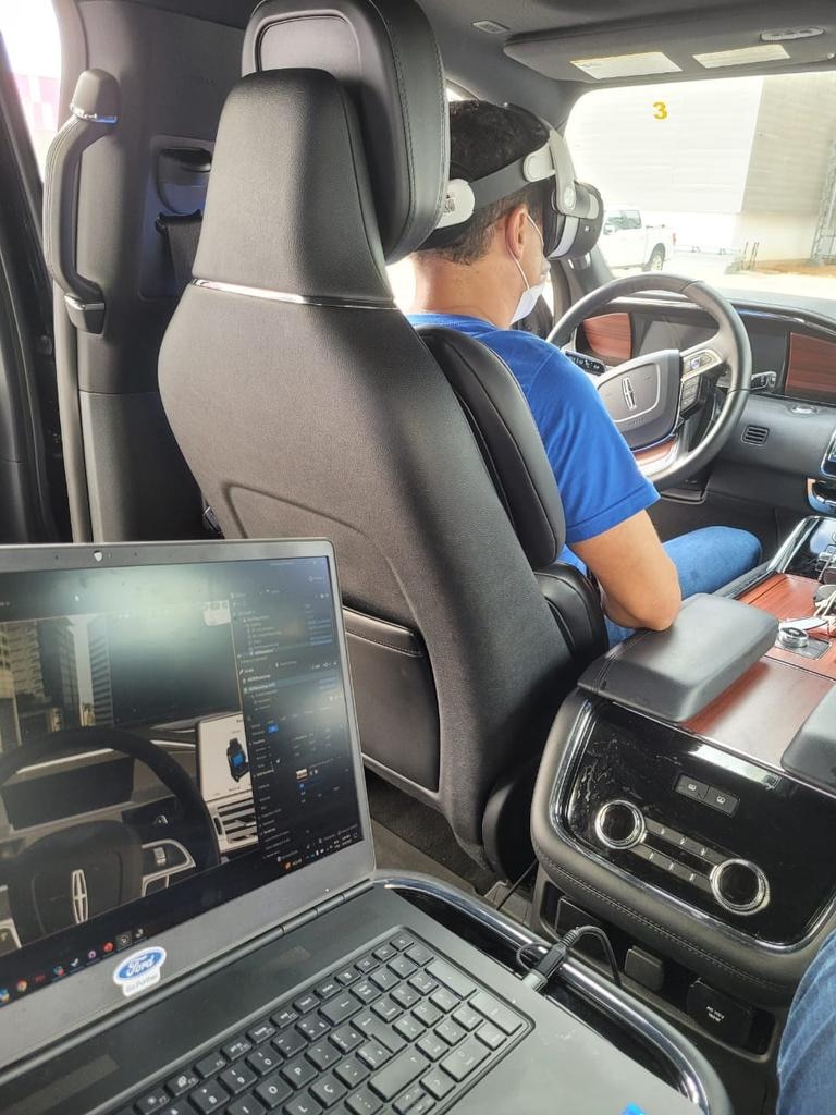 Testes com VR